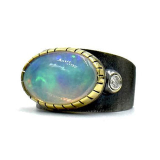 Rene Escobar: Opal Diamond Ring