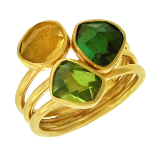 Margoni Studio: Gem Cluster Ring