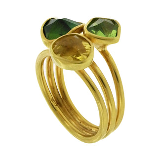 Margoni Studio: Gem Cluster Ring