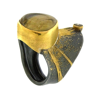 Peter Schmid: Elongated Diamond Cigar Band Ring