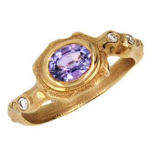 Audrius Krulis: Purple Sapphire Ring