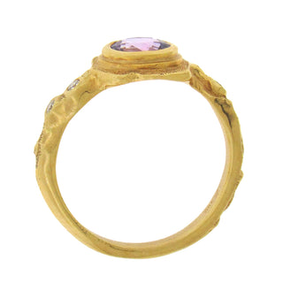 Audrius Krulis: Purple Sapphire Ring