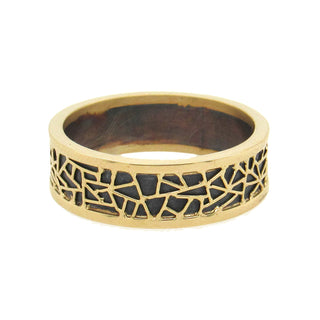 Baiyang Qiu: Laser-Welded Gold and Sterling Ring