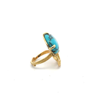 Marco Borghesi: Turquoise Cocktail Ring
