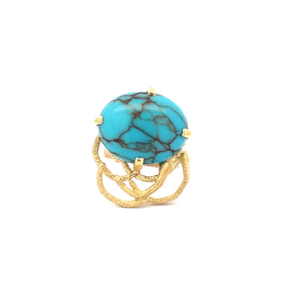 Marco Borghesi: Turquoise Cocktail Ring
