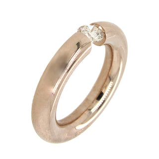 Niessing:  18K Gold Diamond Tension-Set Ring