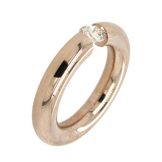 Niessing:  18K Gold Diamond Tension-Set Ring