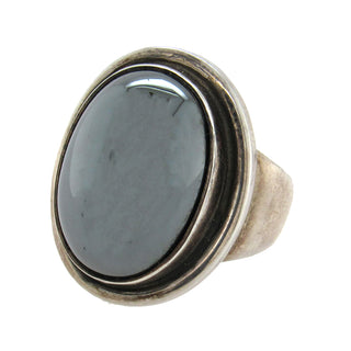 Georg Jensen:  Oval Hematite Ring