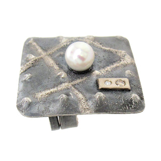 Marco Borghesi: Textured Pearl Cocktail Ring