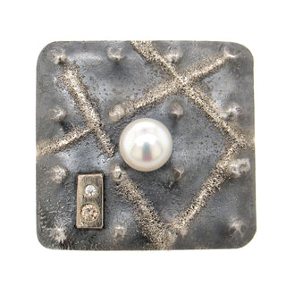 Marco Borghesi: Textured Pearl Cocktail Ring