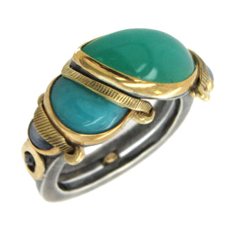 Michael Boyd: Chrysoprase Gem-Set Ring