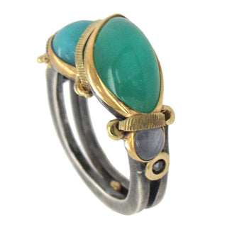 Michael Boyd: Chrysoprase Gem-Set Ring