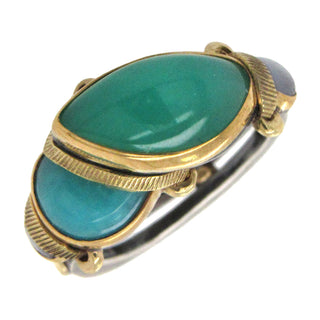 Michael Boyd: Chrysoprase Gem-Set Ring