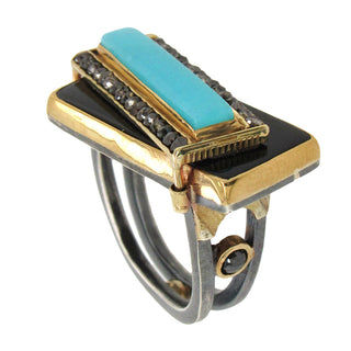 Michael Boyd: Black Jade Gem-Set Ring