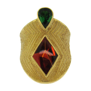 Atelier Zobel: Gem Garnet Cocktail Ring