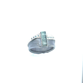 Atelier Zobel: Aquamarine Men's Band