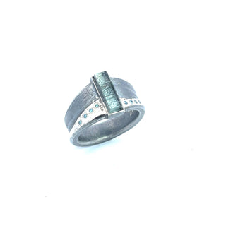 Atelier Zobel: Aquamarine Men's Band