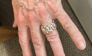 Lucie Heskett-Brem: Sterling Handmade Men's Link Ring