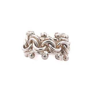 Lucie Heskett-Brem: Handmade Sterling Link Ring