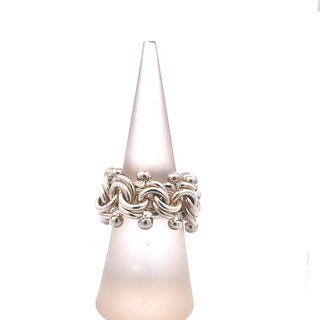 Lucie Heskett-Brem: Handmade Sterling Link Ring