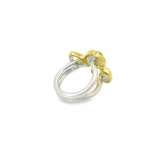 Margoni Studio: Aquamarine, Blue Topaz, Peridot Ring