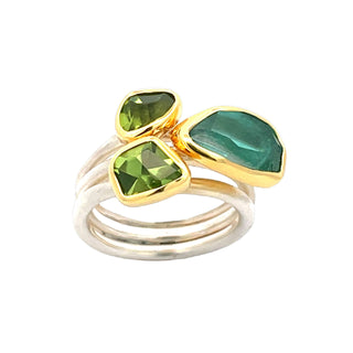 Margoni Studio: Tourmaline Cluster Ring