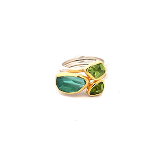 Margoni Studio: Tourmaline Cluster Ring