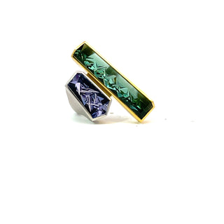 Tom Munsteiner: Tourmaline and Tanzanite Ring