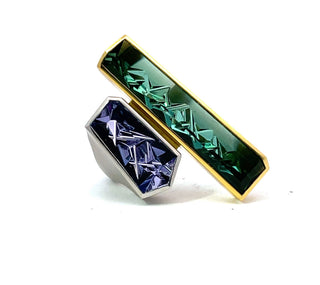 Tom Munsteiner: Tourmaline and Tanzanite Ring