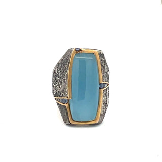 Michael Jensen: Natural Aquamarine Ring
