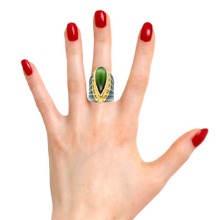 Peter Schmid: Pear-Shape Tourmaline Ring