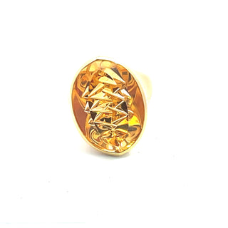 Philipp Munsteiner: Citrine 'Dragon Egg' Ring