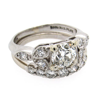 Estate Diamond Wedding Ring Set