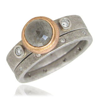 Alishan: Salt-and-Pepper Diamond Set