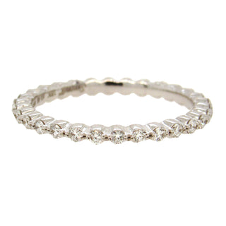 SimonG: Diamond White Gold Eternity Band