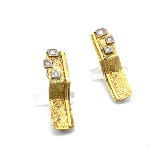 Marco Borghesi: 18K Day/Night Aquamarine Earrings