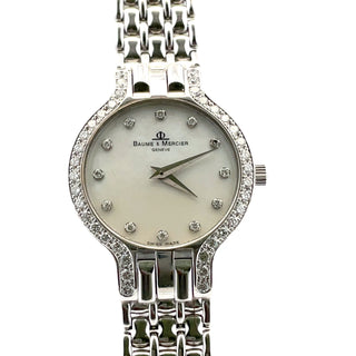 14K Women's Baume Mercier Diamond Wristwatch