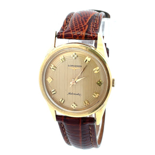 14K Longines Automatic Wristwatch, Ca. 1960
