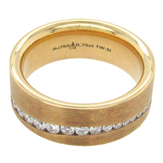 Christian Bauer: 18K Gold Gent's Wave Band