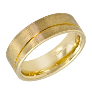 Christian Bauer: 18K Gold Gent's Wave Band