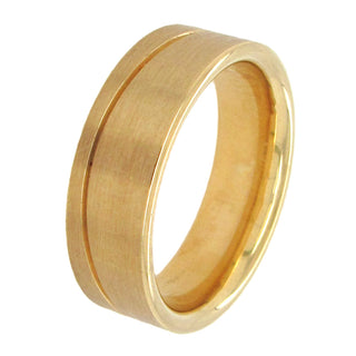 Christian Bauer: 18K Gold Gent's Wave Band
