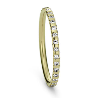 Niessing: 18K Gold Diamond Eternity Ring