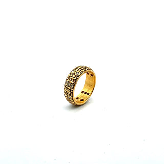 Alex Sepkus: Carved Diamond Band