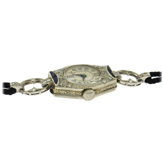 18K Gold and Diamond Art Deco Wristwatch