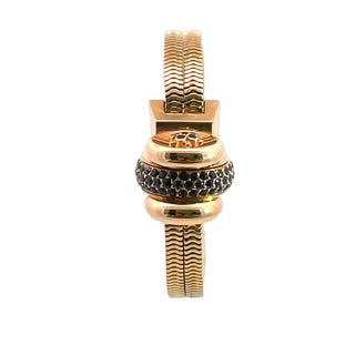 18K Sapphire Retro Modern Cocktail Watch