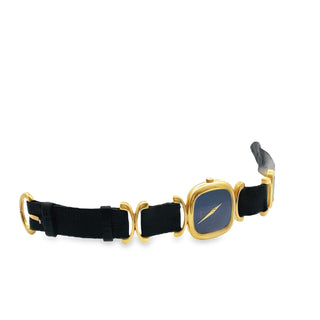 18K Lapis Piaget Stirrup Strap Bracelet Watch