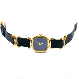 18K Lapis Piaget Stirrup Strap Bracelet Watch