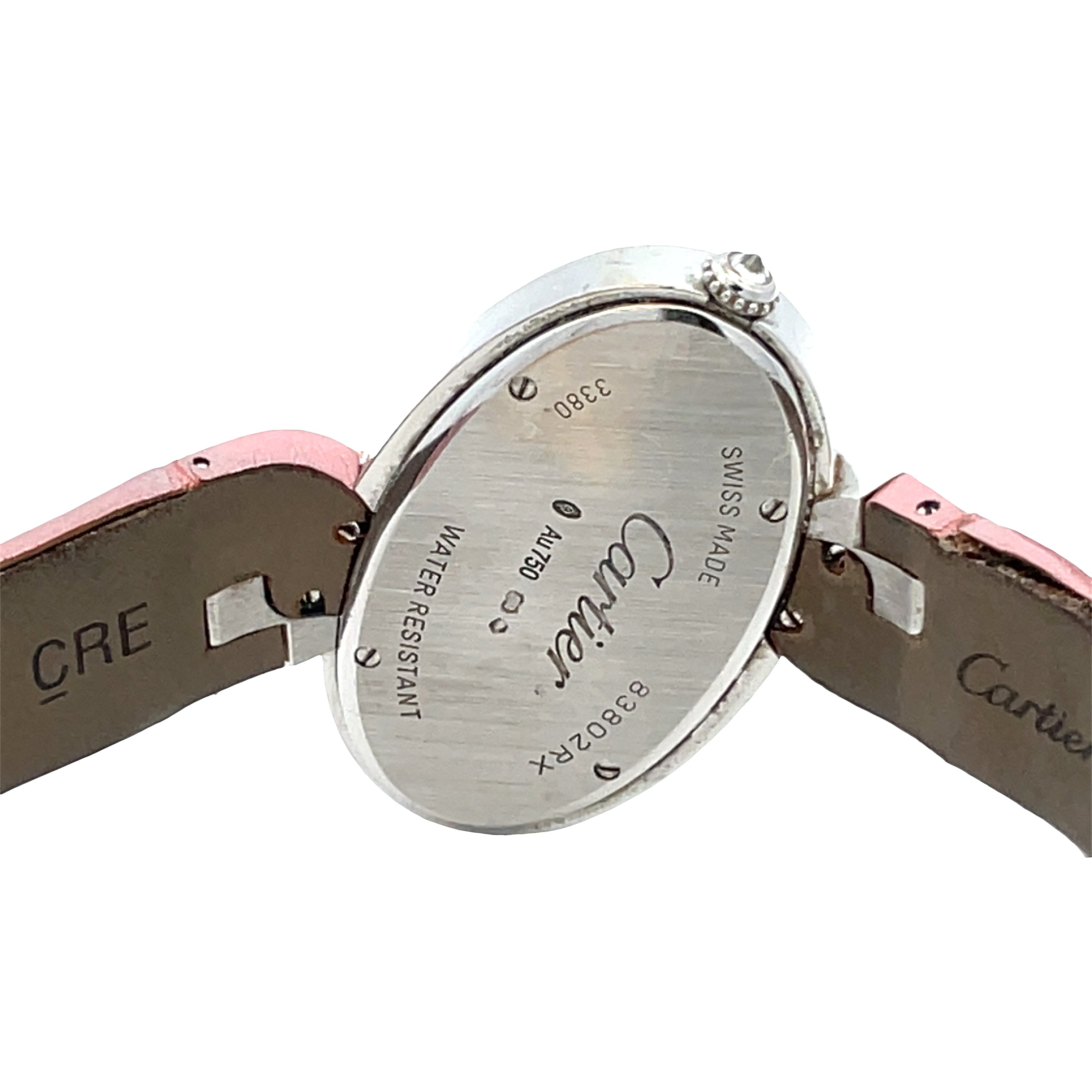 18K White Gold Diamond Delices De Cartier Elliptical Wristwatch