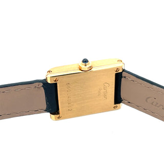 18K Gold Cartier Mini Tank Normale Wristwatch