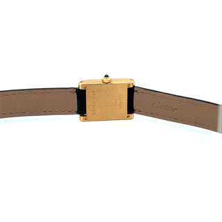 18K Gold Cartier Mini Tank Normale Wristwatch